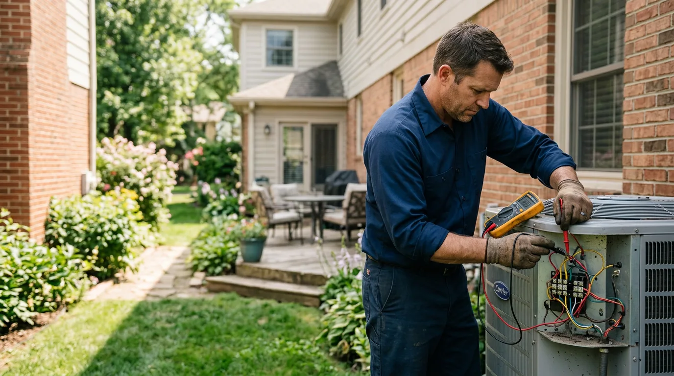 HVAC technician working near Anawalt, WV